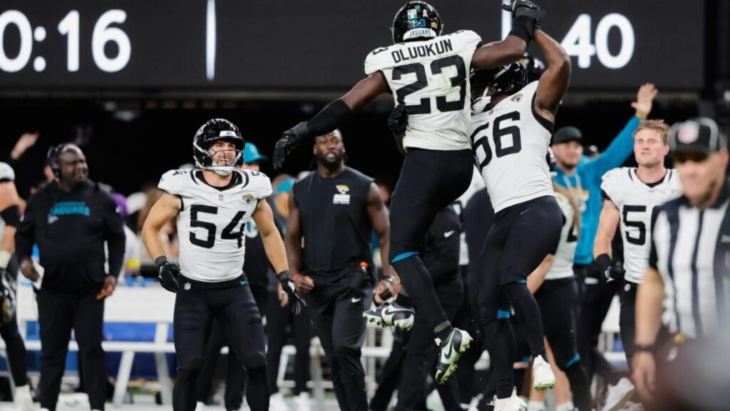 Jacksonville Jaguars vs Las Vegas Raiders Match Player Stats