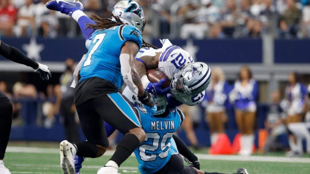 dallas cowboys vs carolina panthers match player stats