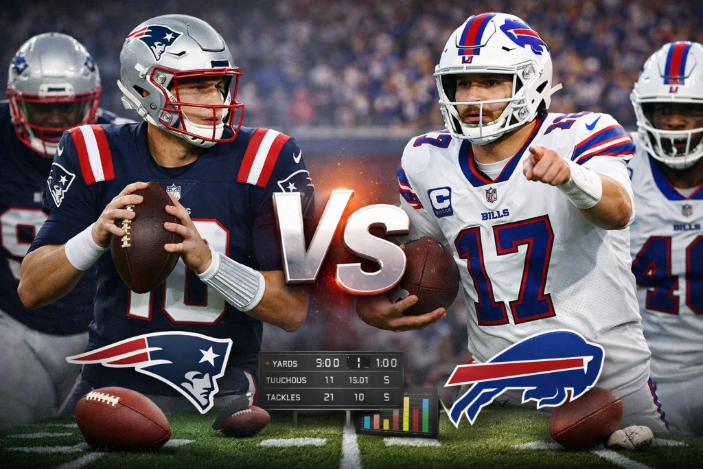 new england patriots vs buffalo bills match player stats