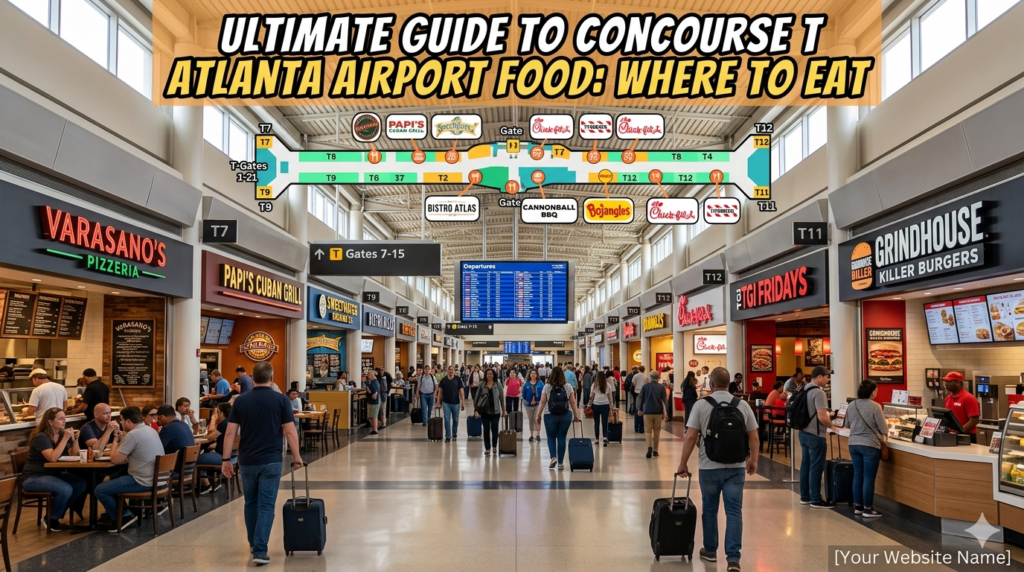 concourse t atlanta airport food